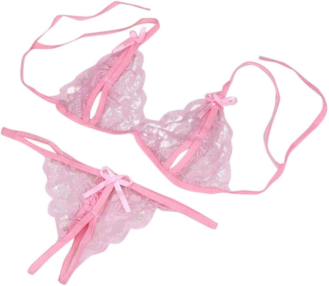 Sexy Lingerie for Women Naughty for Sex Two Piece Sexy Bra and Panty Sets See Through Sexy Boudoir Outfits Sleepwear