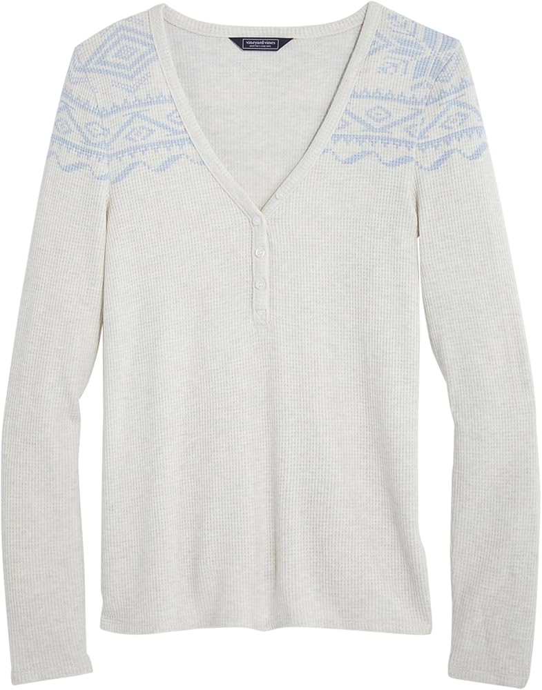 vineyard vines Women's Dreamcloth Waffle Lounge Henley