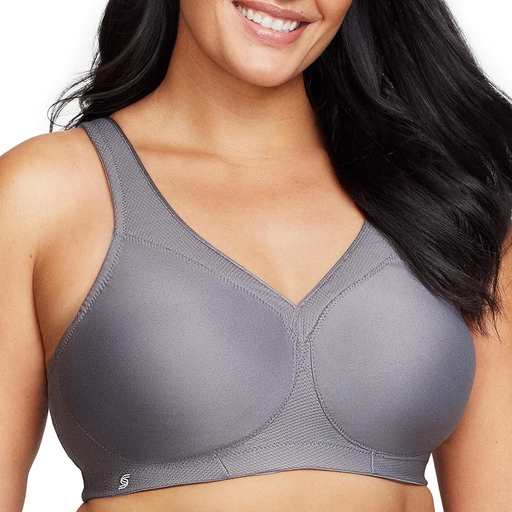 Glamorise Women's Plus Size MagicLift Seamless Sports Bra Wirefree 1006