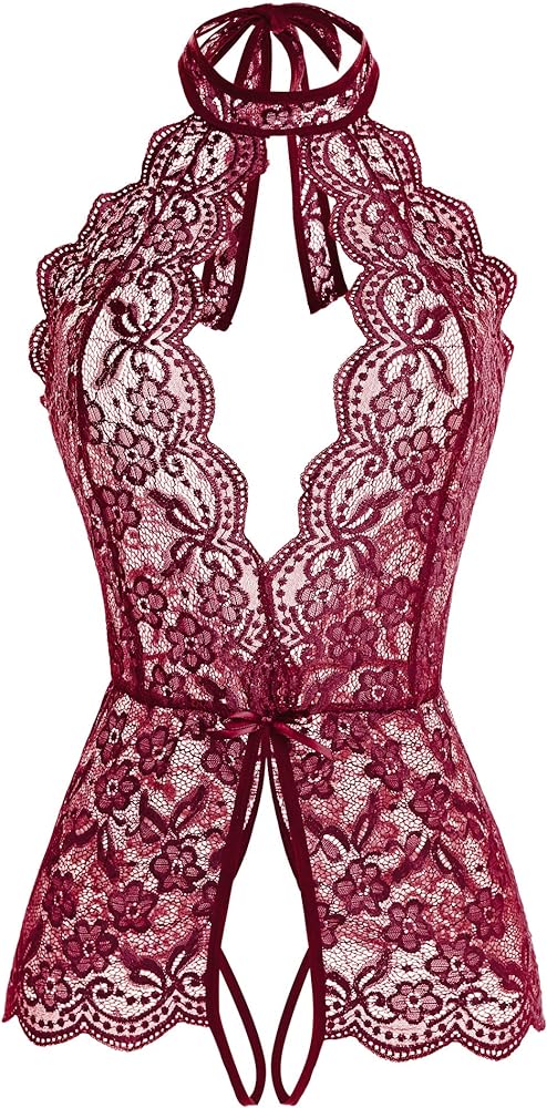 Ababoon Women One Piece Lingerie Lace Sexy Baby Dolls Teddy Sleepwear