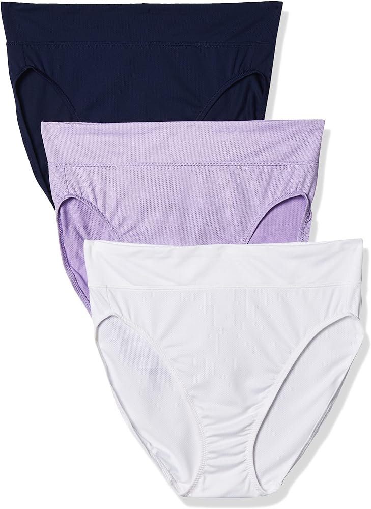 Warner's Women's Allover Breathable Hi-Cut Panty