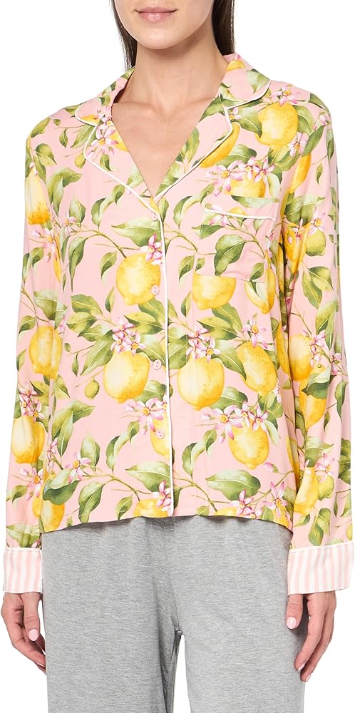 PJ Salvage Women's Loungewear in Full Bloom Long Sleeve Top