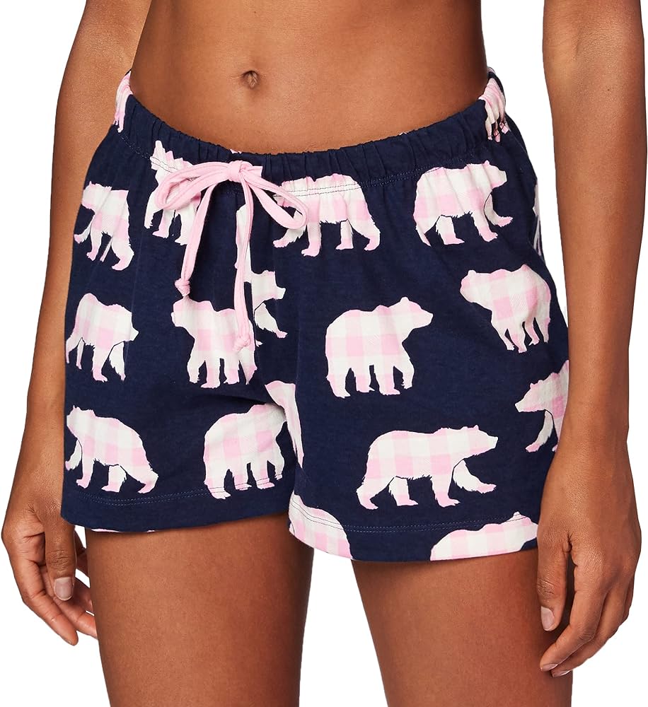 womens Pajama Boxer Shorts