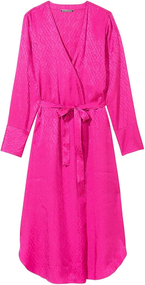 Victoria's Secret Icon Satin Long Robe, Women's Lingerie (XS-XXL)