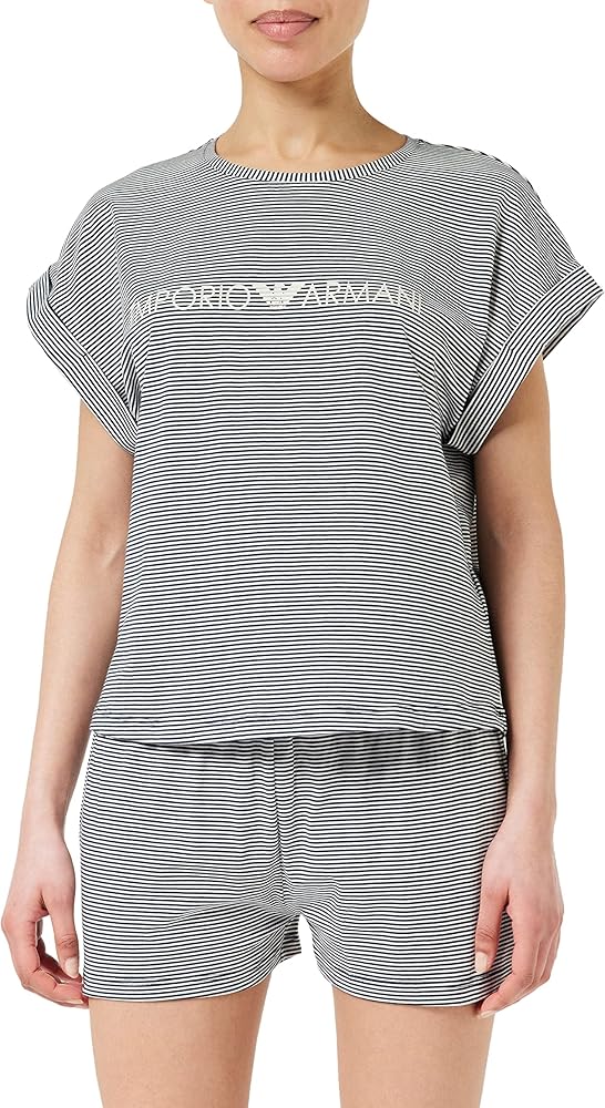 Emporio Armani Women's Printed Cotton Pajama Set