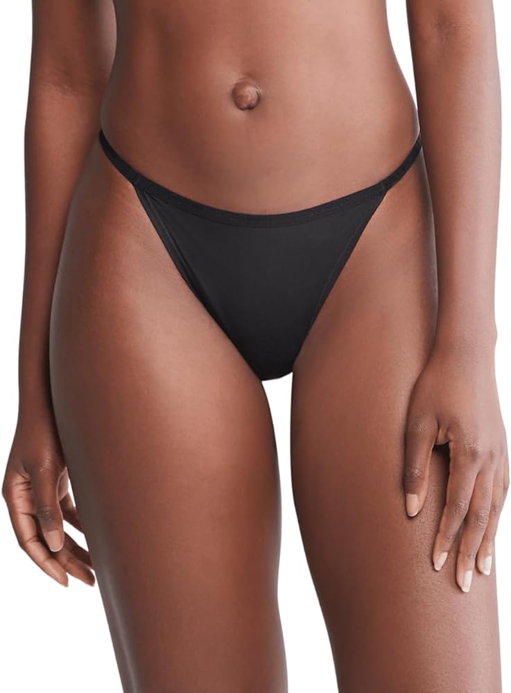 Calvin Klein Women's Ideal Micro Low Rise String Thong