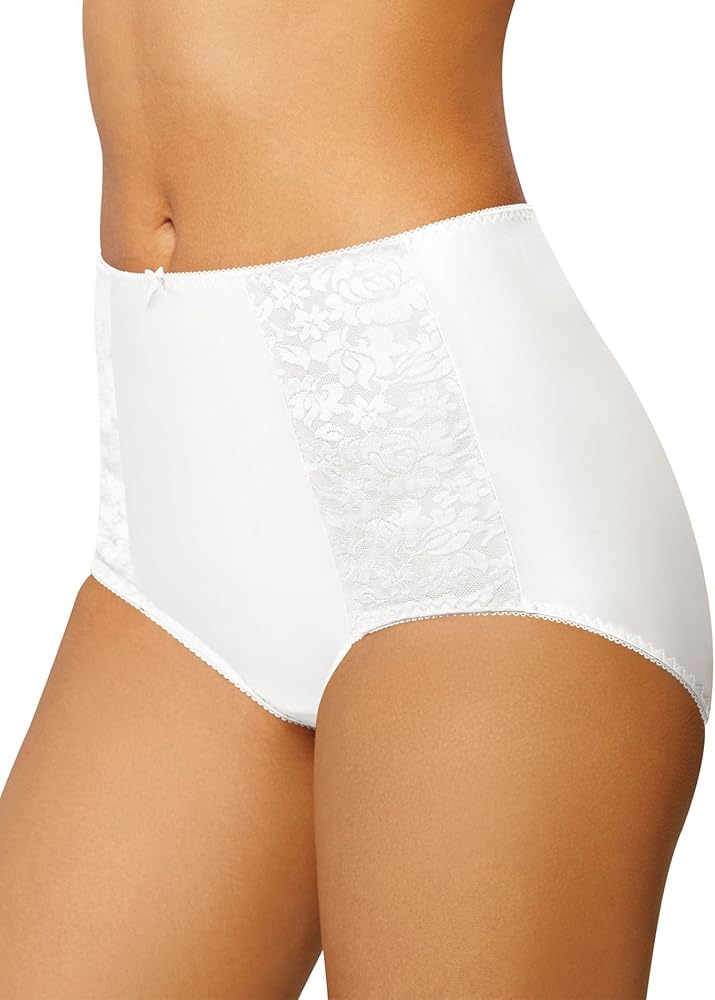 Bali Double Support, Women's Cool Comfort Underwear, Full Coverage Brief Panty