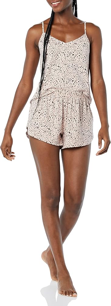 Amazon Essentials Women's Knit Jersey Cami Short Pajama Set