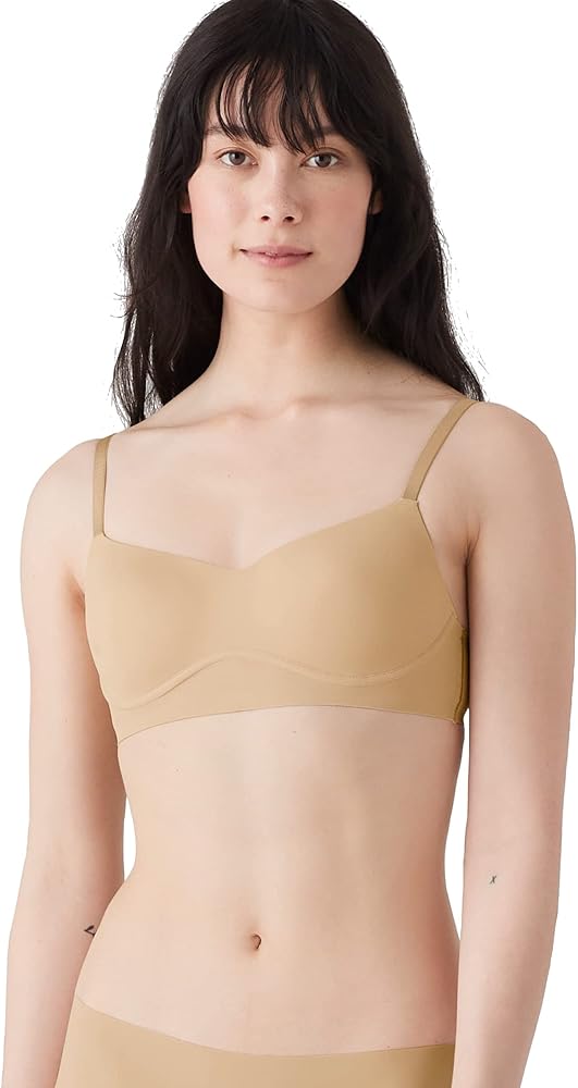 True & Co Womens True Body Wirefree Lightly Lined T-Shirt Bra