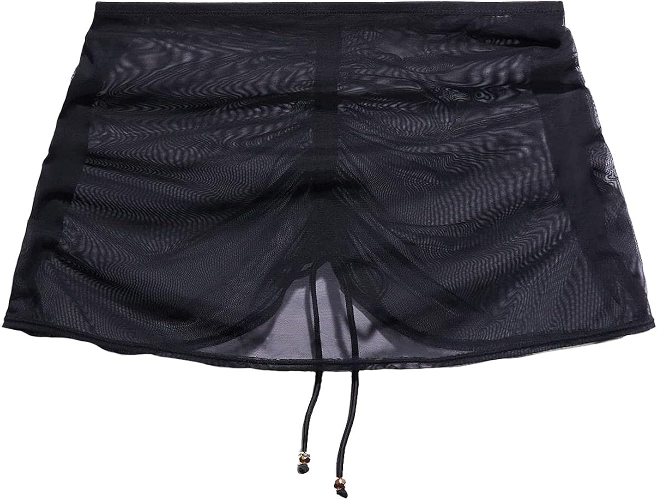 Savage X Fenty Women's Gathered Mesh Skirt with Drawstring