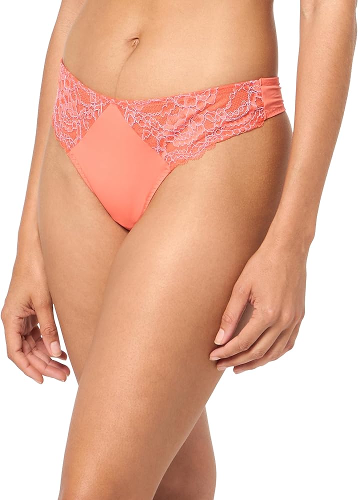 Skarlett Blue Women's Minx No-Show Comfortable Lace Thong