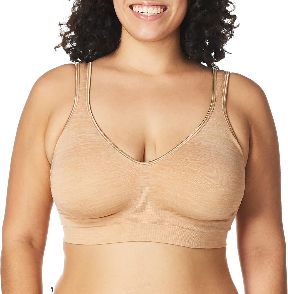 Bali Women's Comfort Revolution Wireless Bra, Full-Coverage Wirefree T-Shirt Bra, DF3484