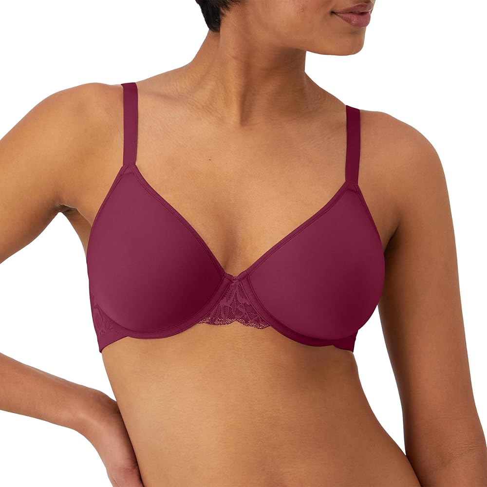 Bali Women's Breathe Modal T-Shirt Bra, Breathable Lightweight Underwire Bra, Convertible Straps