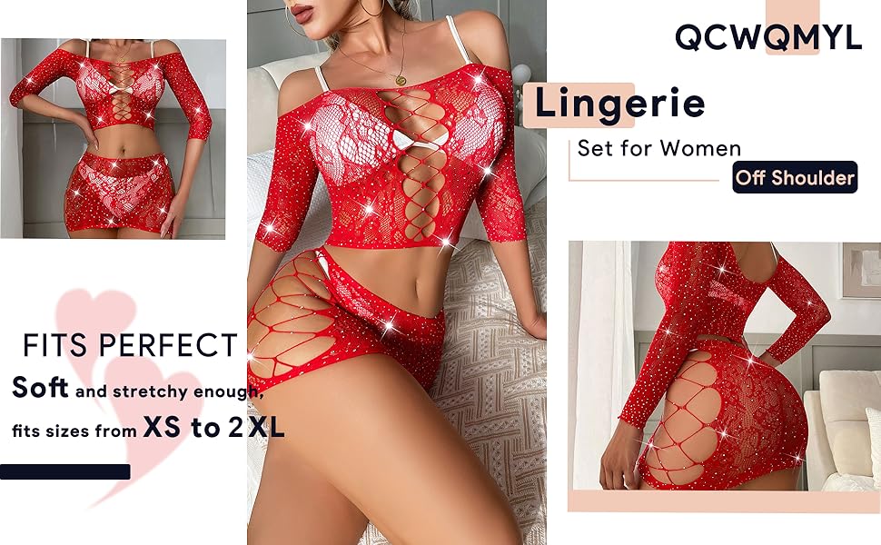 red lingerie for women