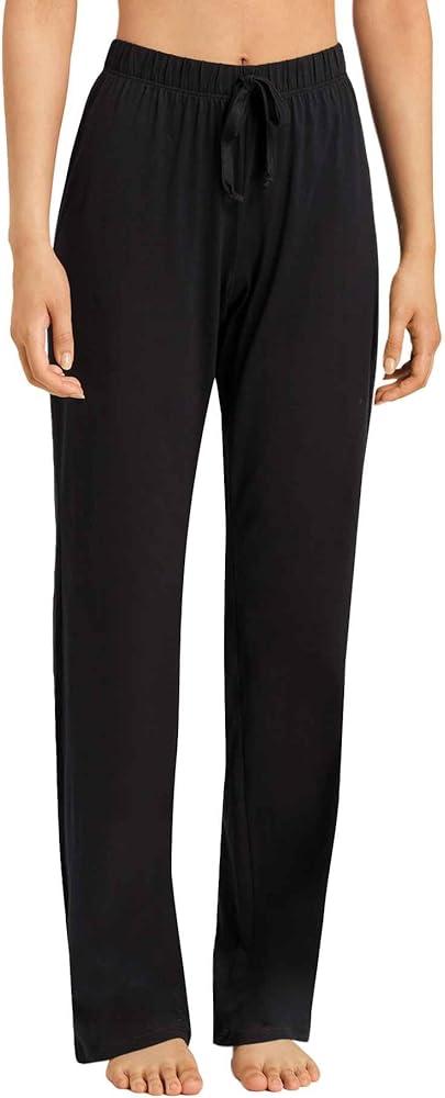 Hanro Women's Long Cotton Deluxe Drawstring Pajama Pant