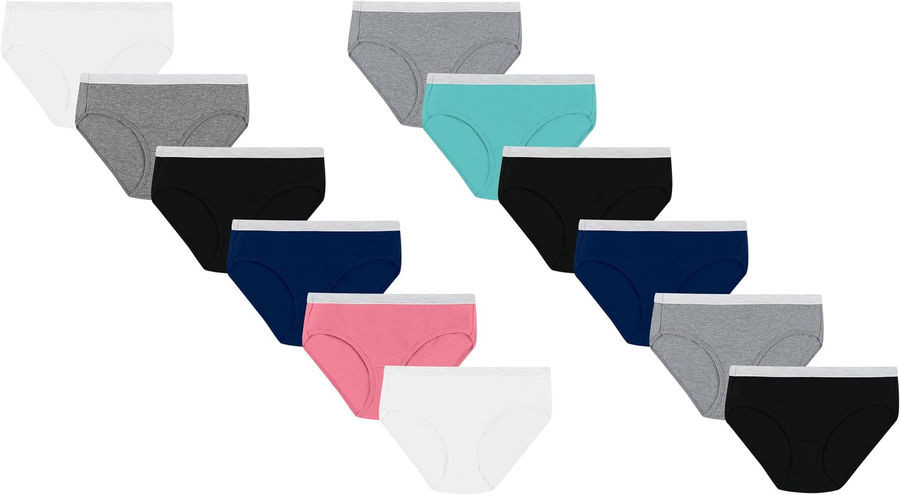 Hanes Women's Panties Pack, Soft Cotton Hipster Underwear (Retired Options, Colors May Vary)