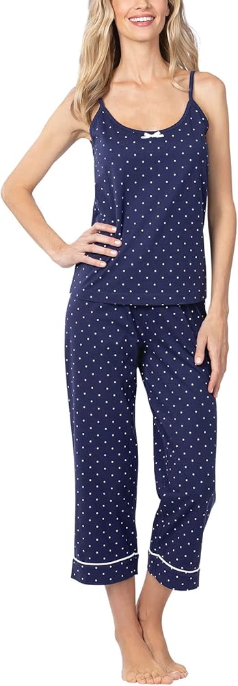 PajamaGram Pajamas For Women - Womens Sleepwear, Tank & Capri Set