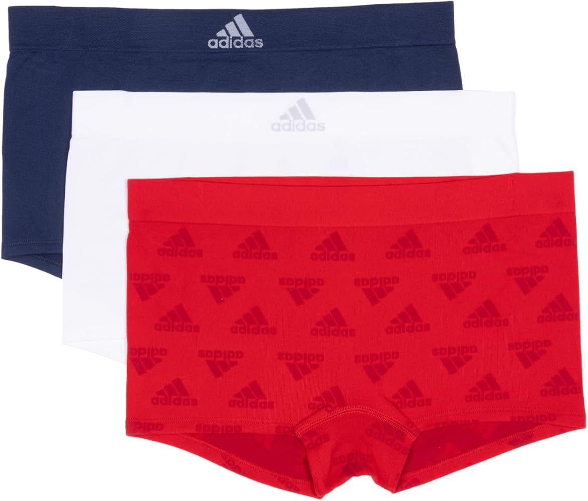 Adidas Women's Seamless Boy Shorts Underwear 3-Pack