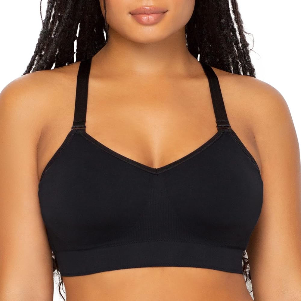 Curvy Couture Women's Plus Size Smooth Seamless Comfort Wire Free Bra