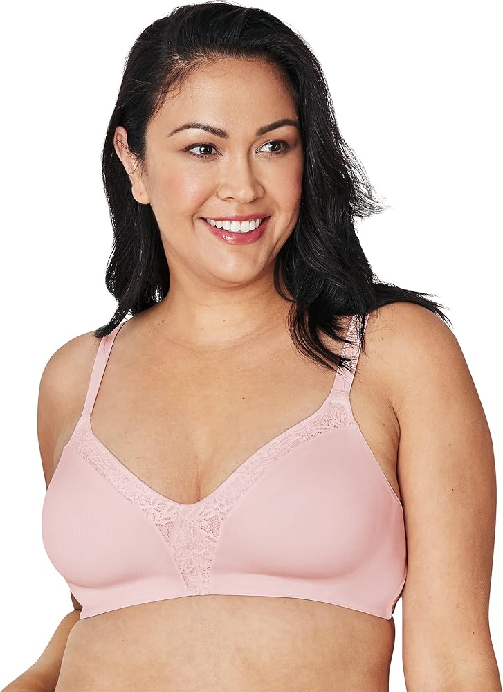 PLAYTEX Women's Plus Size Secrets Ultra Soft ComfortFlex Fit Convertible Wirefree Bra Us4832