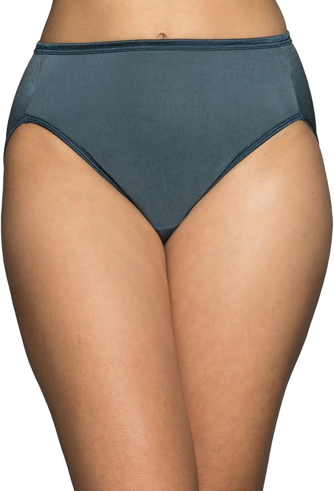 Vanity Fair Women's Illumination Hi-Cut Brief Panty 13108, Stillwater, 9