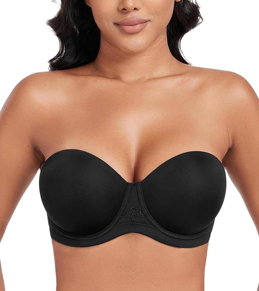 DotVol Women's Multiway Strapless Bra Full Figure Underwire Contour Beauty Back Plus Size Bra