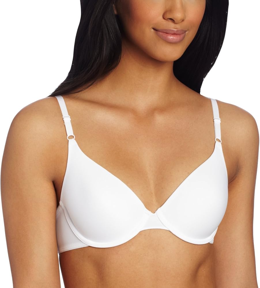 Maidenform Womens One Fab Fit Original Tailored Demi T-Shirt Bra(07959)-White-38DD