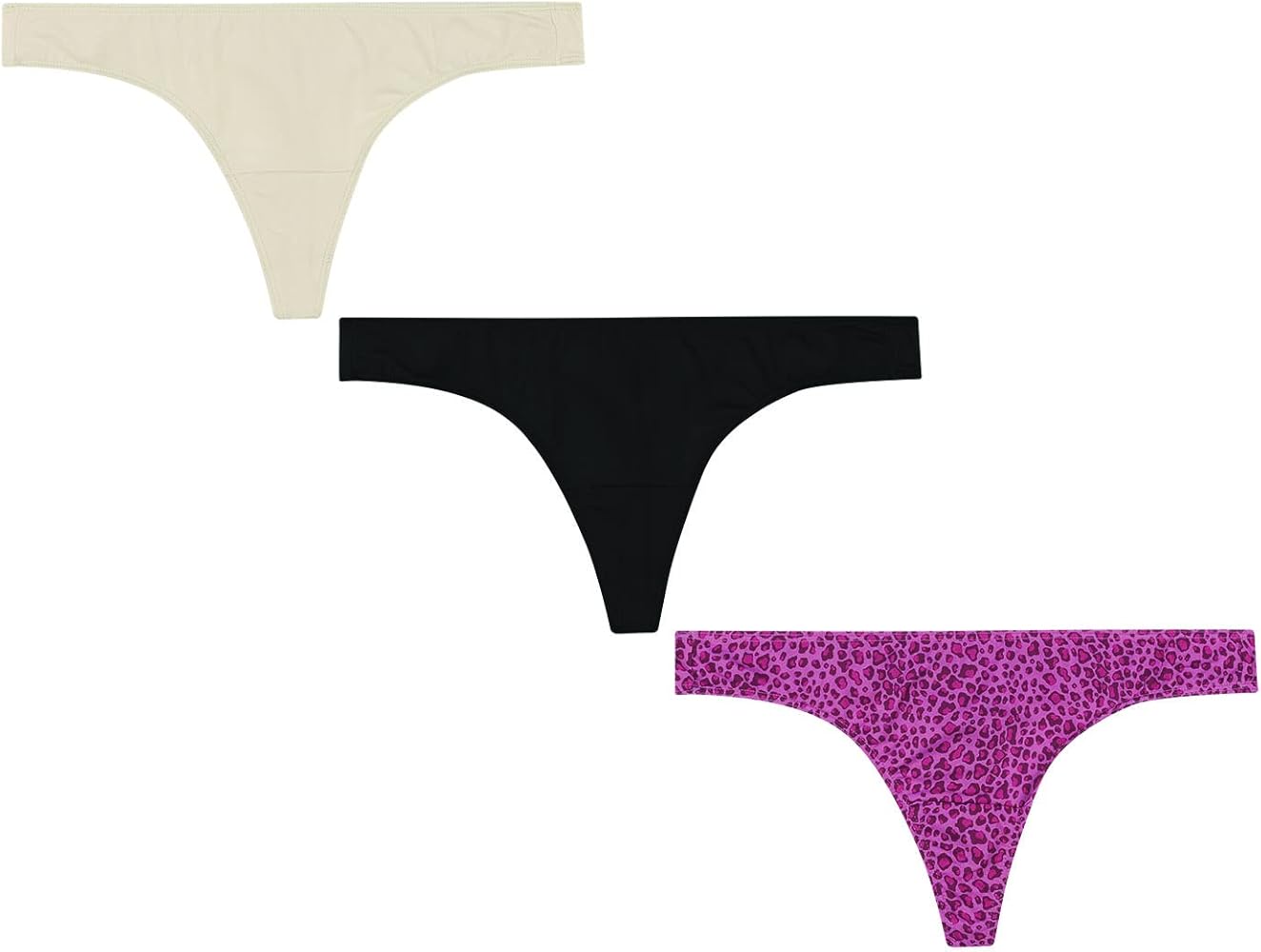 Hanes Womens Renew Recycled Microfiber Thong 3-Pack