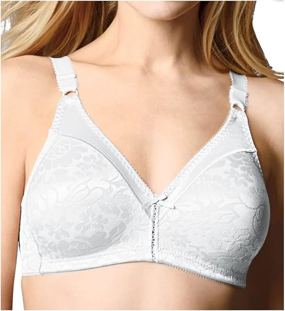 Bali Women's Double Support Spa Closure Wire-Free Bra, White, 36D