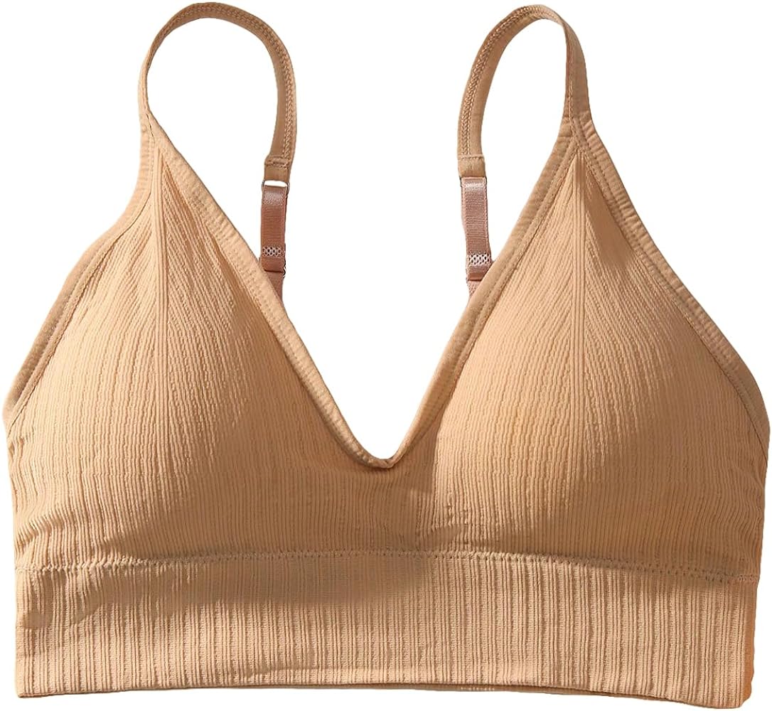 SOLY HUX Bras for Women Solid Wireless Bra Bralettes Everyday Bralette