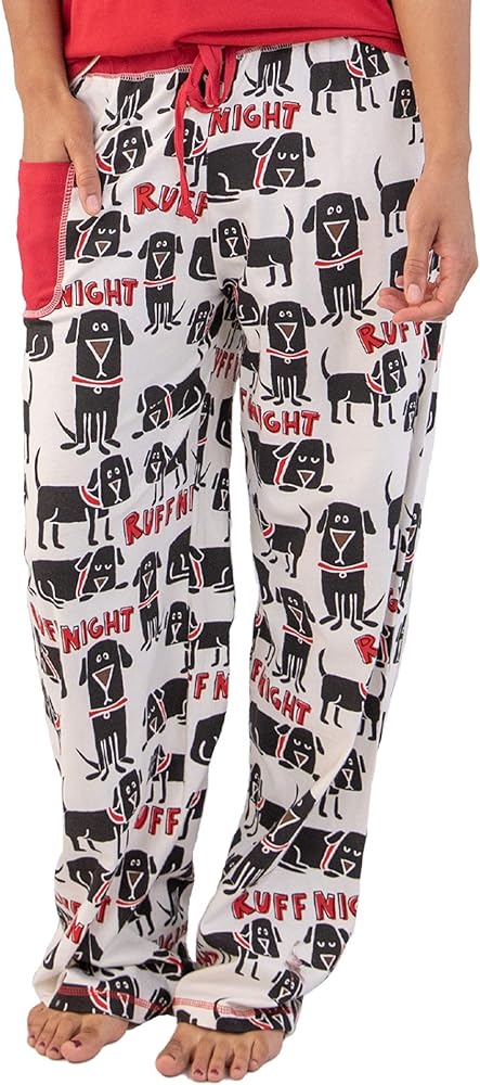 Lazy One Pajamas for Women, Cute Pajama Pants and Top Separates, Cat and Dog Pajamas for Women