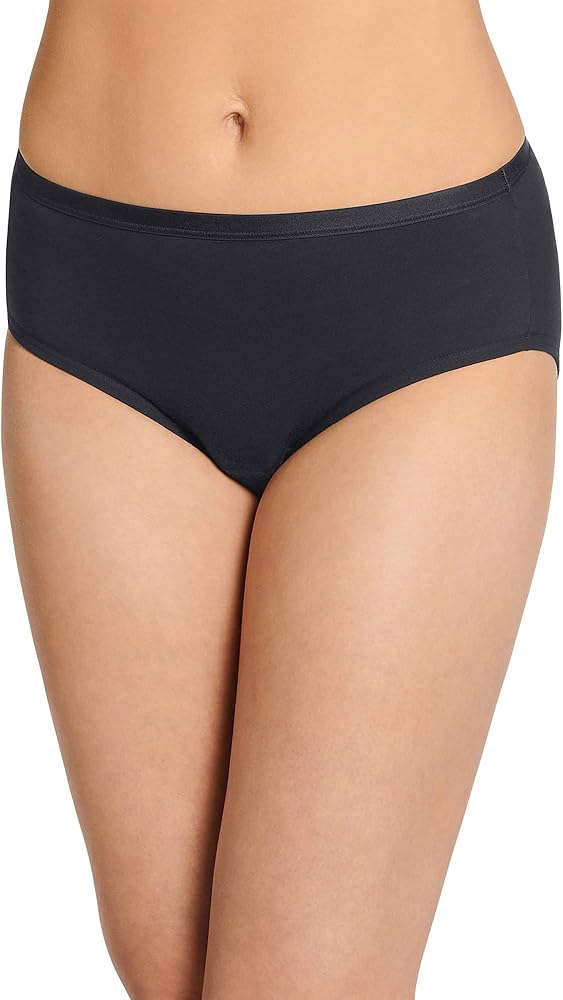 Jockey Women's Underwear Worry Free Cotton Stretch Moderate Absorbency Hips