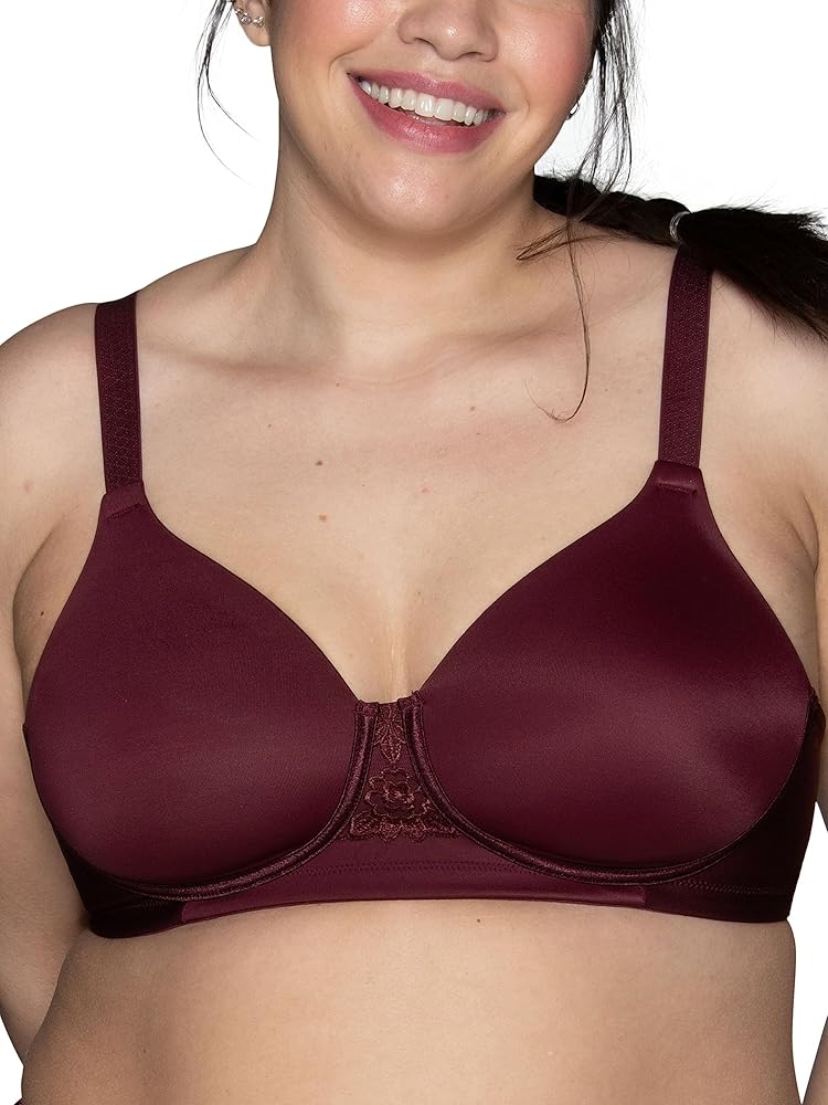 Vanity Fair Women's Beauty Back Full Figure Wirefree Bra (71380 Fashion Colors), Flushed Fig, 44C