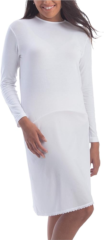 Womens Modal Long Sleeve Shell Slip FK312