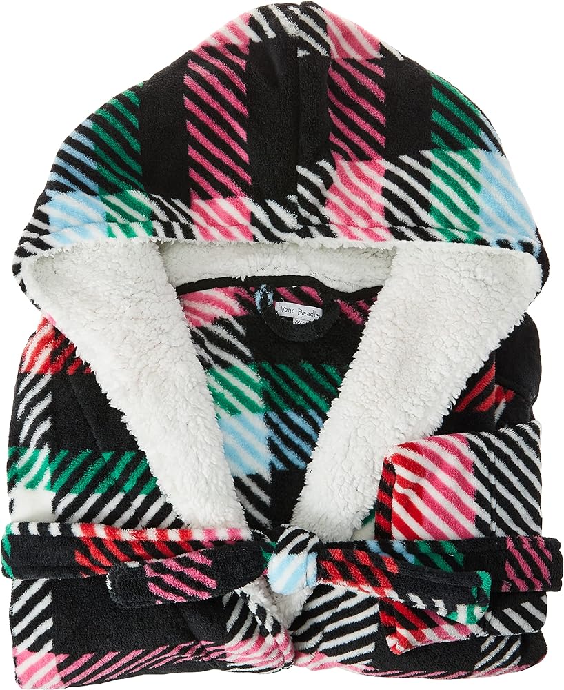 Vera Bradley Women's Cozy Life Hooded Robe (Extended Size Range)