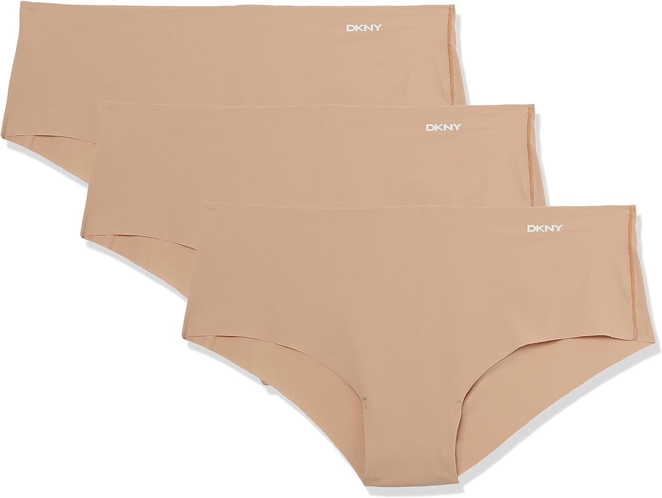 DKNY Women's Litewear Cut Anywhere Hipster Panties 3 Pack Box Multipack