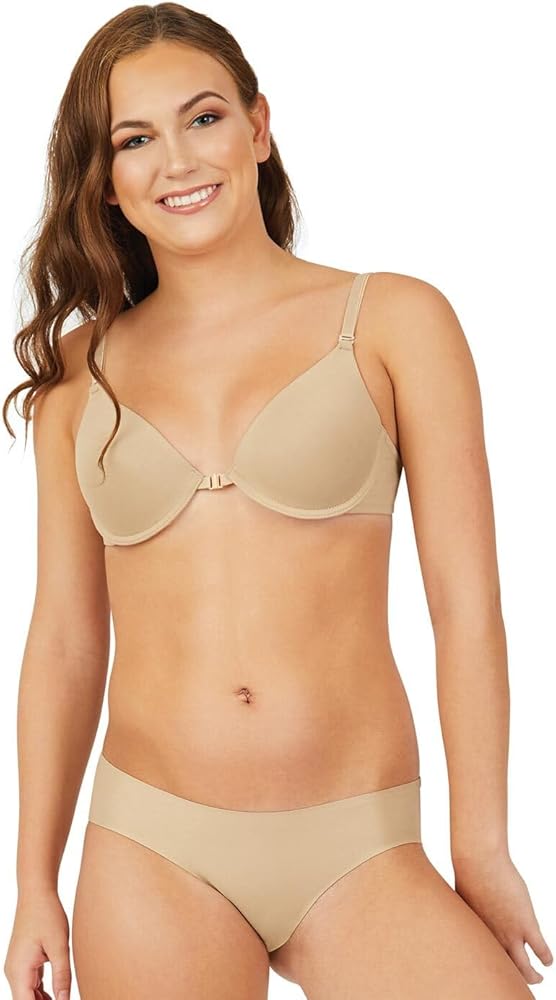 Capezio Womens Underwire Minimal Show Sports Bra, Beige, DD US