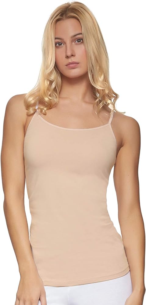 Felina | Cotton Modal Camisole, Stretch Womens Tank Top, Ultra Soft Cotton Blend Camisole Tank Top