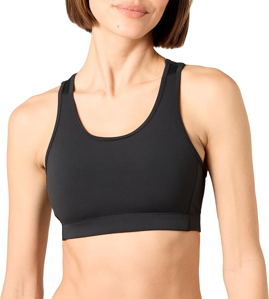 Amazon Essentials Women's Active Sculpt Medium Support Racerback Sports Bra