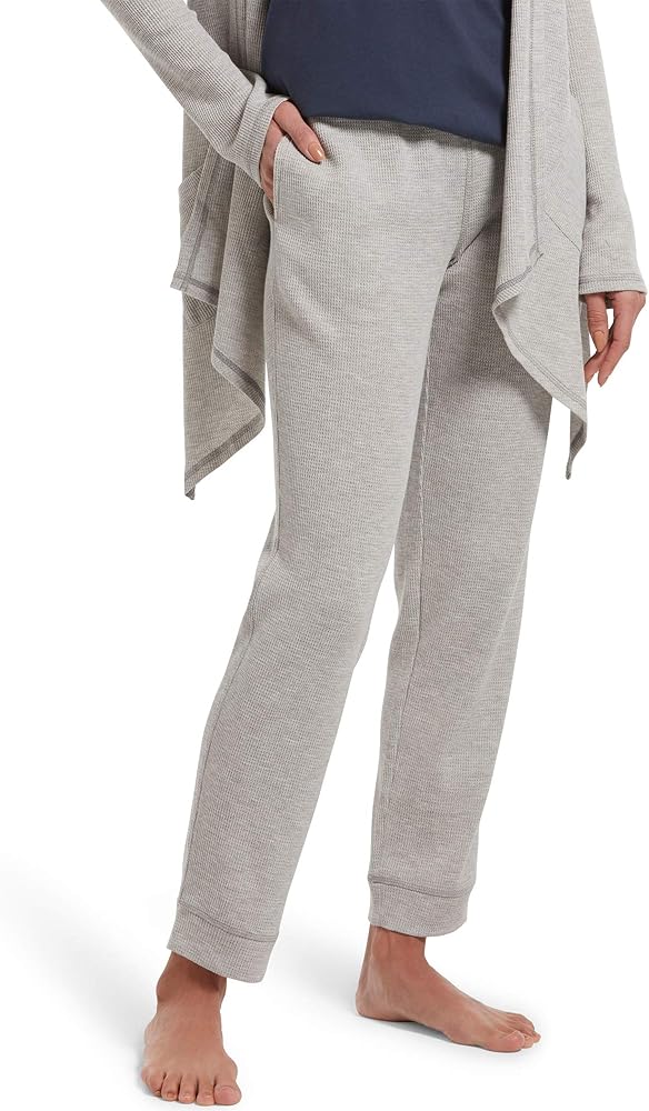 HUE Women's Knit Long Pajama Sleep Pant with Cuffs