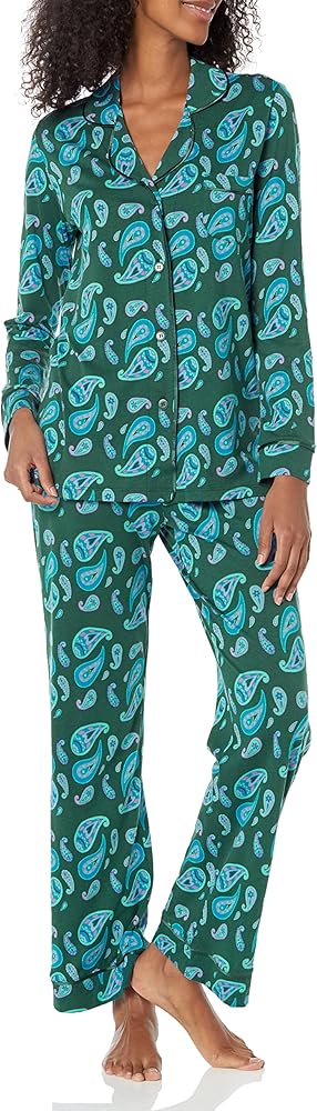 Cosabella Women's Bella Printed Long Sleeve Top & Pant Pajama Set