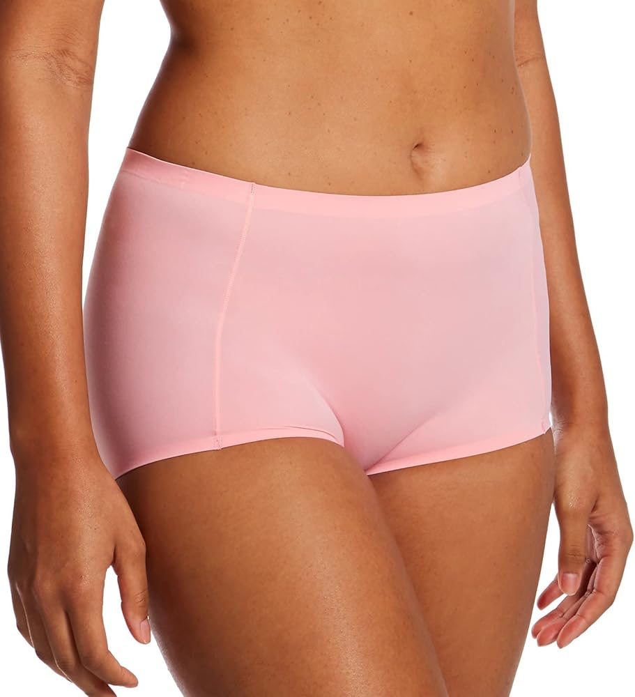 Bali Women's Soft Touch Boyshort Panty, DFSTBS, Rose Bloom Pink, 7