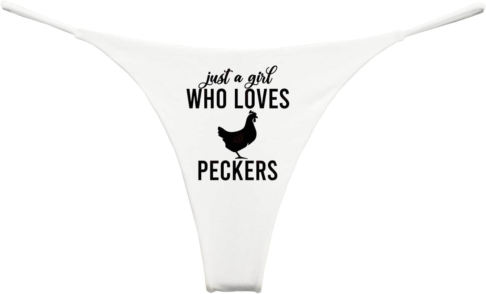 Southern Sisters A Girl Who Loves Peckers Funny Farm Girl Thong Underwear For Women