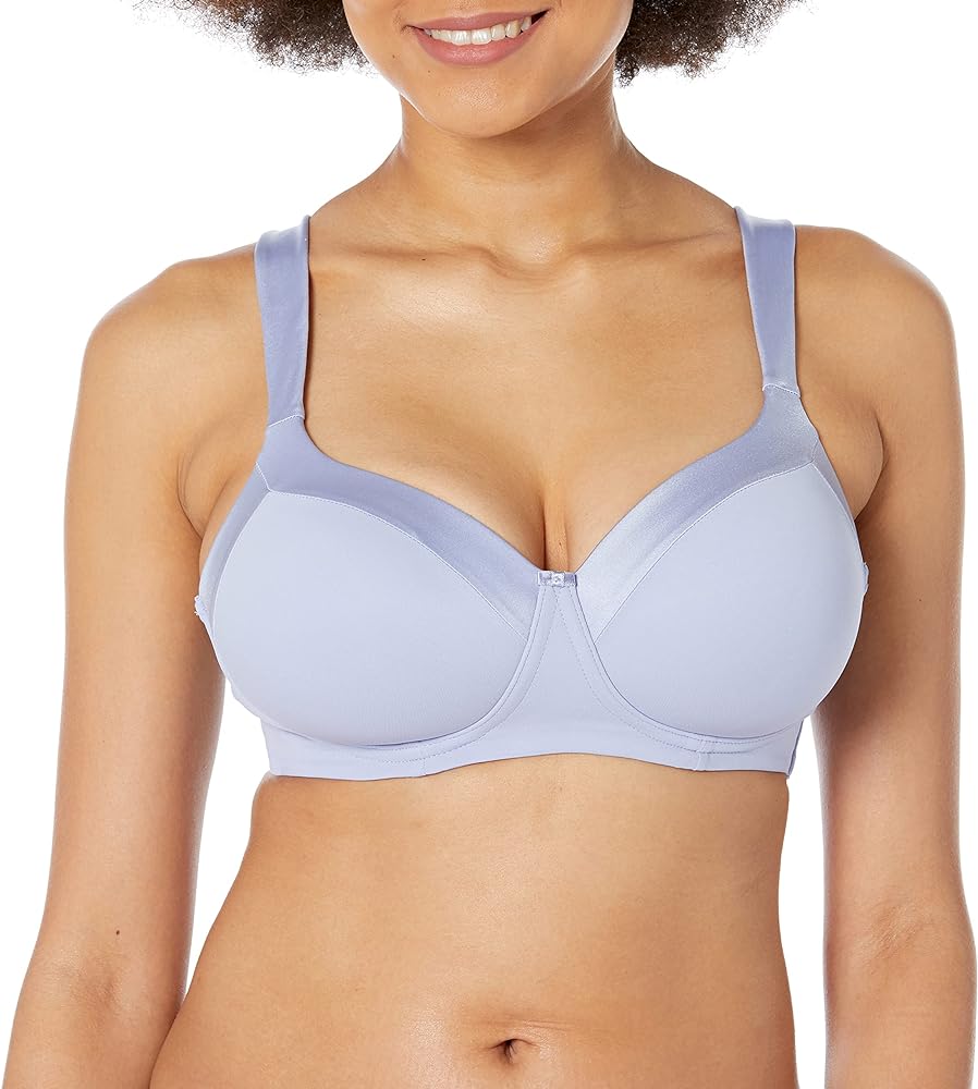 PLAYTEX womens Secrets Balconette Full-coverage Wireless T-shirt Bra for Full Figures, Us4824