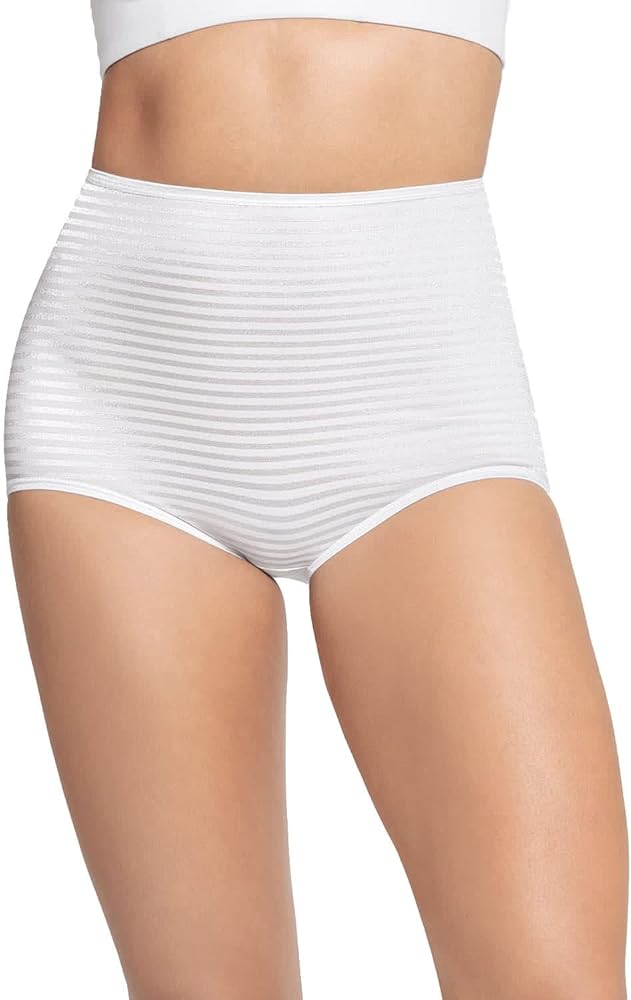 Leonisa High Waisted Full Coverage Underwear for Women - Comfy Classic Womens Panties