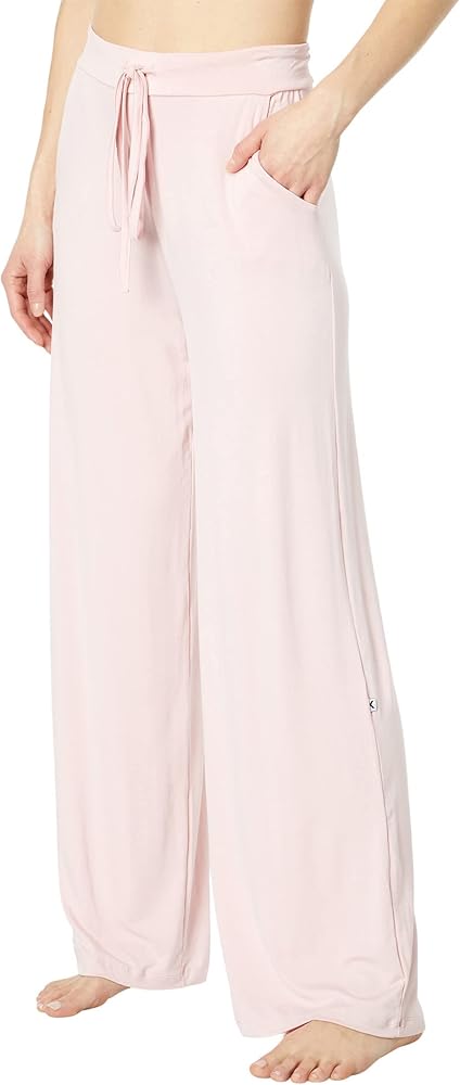 KICKEE Women’s Solid Color Lounge Pants, Extra Soft Viscose from Bamboo, Comfortable Loungewear for Women