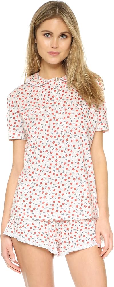 Women's Claire Printed Short Sleeve Pajama Top