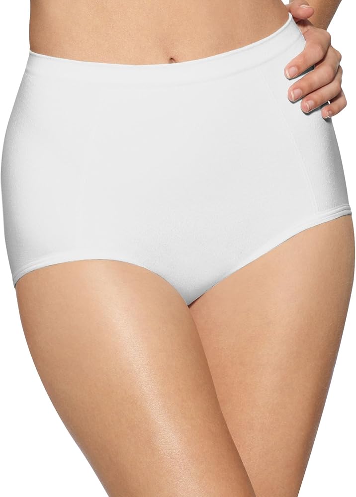 Bali Seamless Extra Firm Control Brief Shaper 2-Pack 2-Pack, 2 White, XX