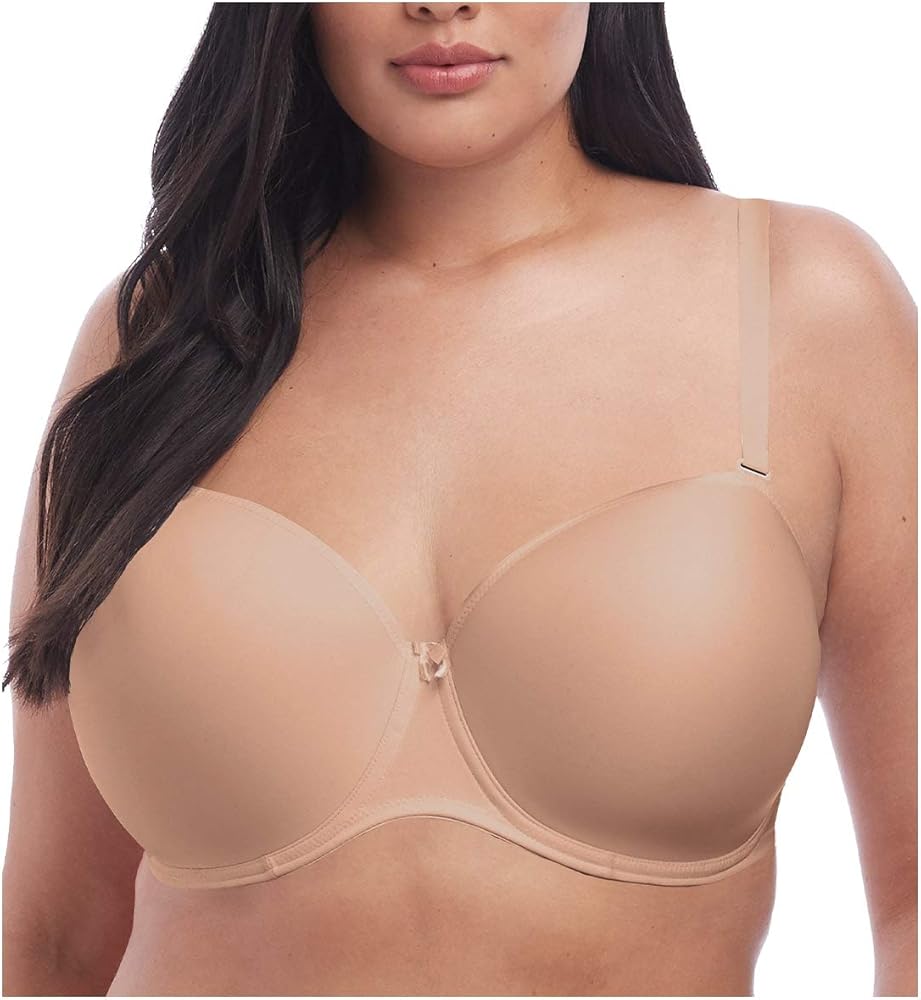 Elomi Women's Smooth: Strapless Bra for Firm Support & Flattering Shape. Sweetheart Neckline, Detachable Straps. DD+ Bras