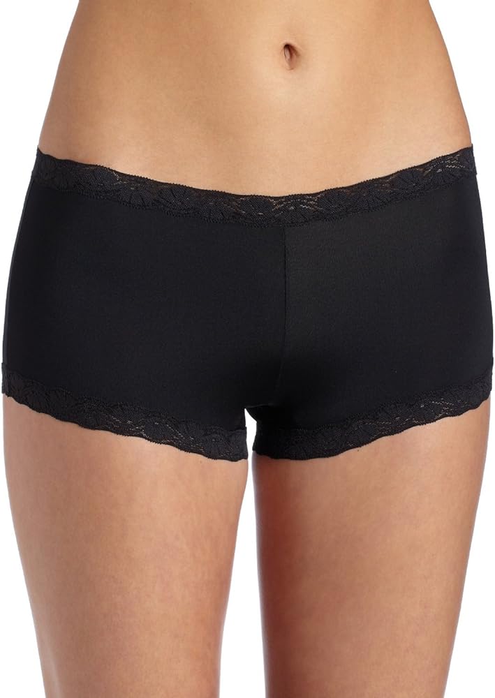 Maidenform Women's Dream- Cotton with Lace Boy Short